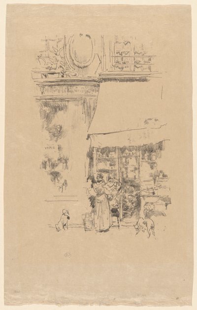 Rue de Grenellen hedelmät tekijältä James McNeill Whistler