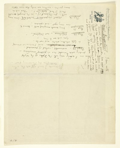 Kirje William Heinemannille, jossa on korjauksia Eden versus Whistler: Baronet and the Butterfly. Ystävänpäivä tuomiolla tekijältä James Abbott McNeill Whistler