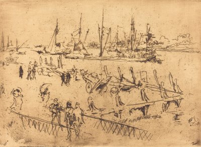 Pikku Dordrecht tekijältä James Abbott McNeill Whistler
