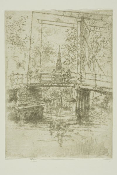 Little Drawbridge, Amsterdam tekijältä James Abbott McNeill Whistler