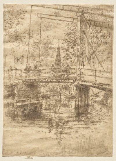 Pieni laskusilta, Amsterdam tekijältä James McNeill Whistler