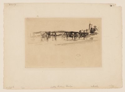 Little Putney Bridge tekijältä James Abbott McNeill Whistler