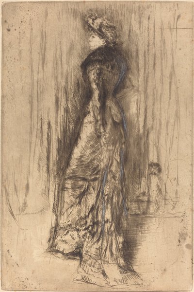 Maud, seisomassa tekijältä James Abbott McNeill Whistler