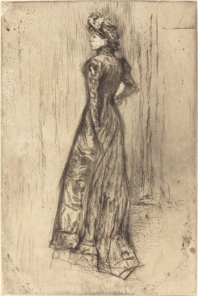 Maud, seisomassa tekijältä James Abbott McNeill Whistler