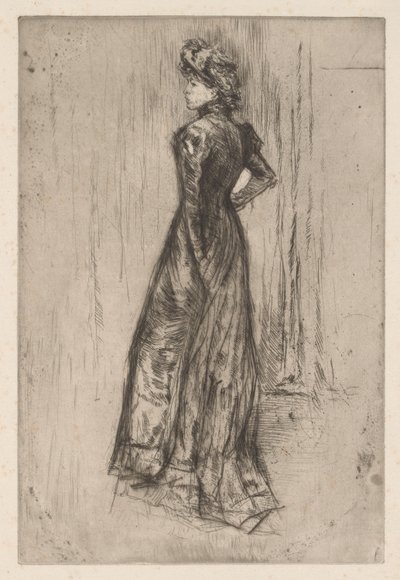 Maud, seisomassa tekijältä James Abbott McNeill Whistler