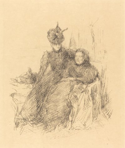 Äiti ja tytär tekijältä James Abbott McNeill Whistler