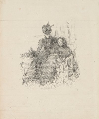 Äiti ja tytär tekijältä James McNeill Whistler