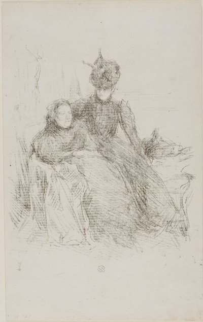 Äiti ja tytär tekijältä James McNeill Whistler