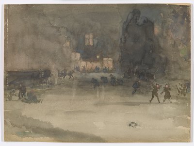 Nocturne: Amsterdam talvella tekijältä James Abbott McNeill Whistler