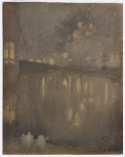 Nocturne: Grey and Gold-Canal, Hollanti tekijältä James Abbott McNeill Whistler