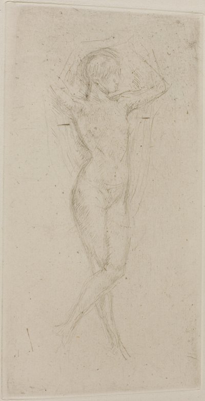 Alaston tyttö kädet koholla tekijältä James Abbott McNeill Whistler