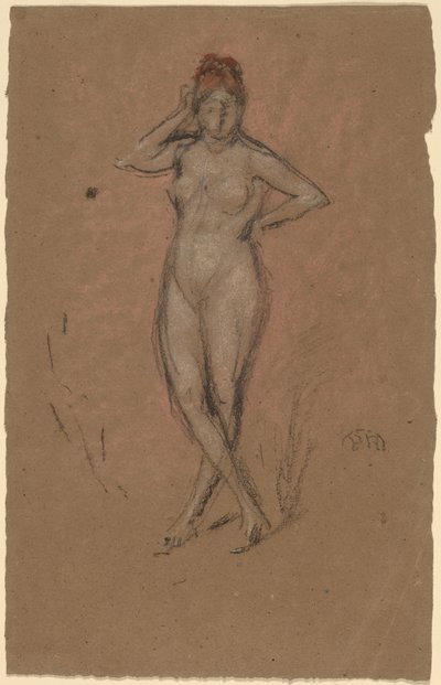 Alaston seisoo jalat ristissä tekijältä James Abbott McNeill Whistler