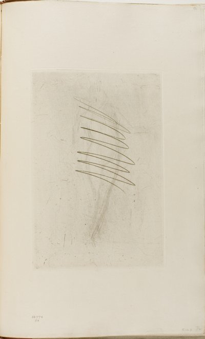 Alaston nainen seisomassa, käsi lantiolla tekijältä James Abbott McNeill Whistler