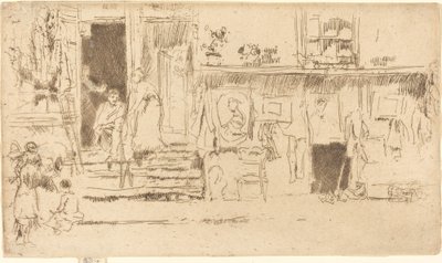 Vanha vaatekauppa, nro II tekijältä James Abbott McNeill Whistler