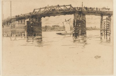 Vanha Battersean silta tekijältä James Abbott McNeill Whistler