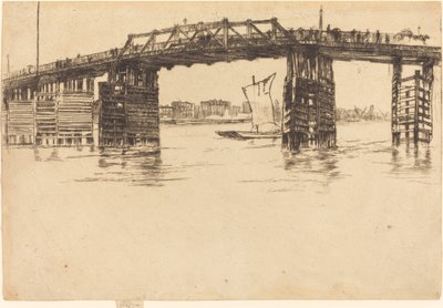 Vanha Battersean silta tekijältä James Abbott McNeill Whistler