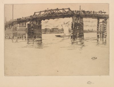 Vanha Battersean silta tekijältä James Abbott McNeill Whistler