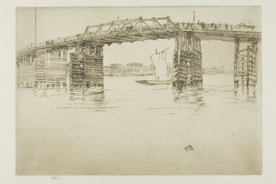 Vanha Battersean silta tekijältä James Abbott McNeill Whistler