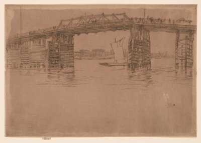 Vanha Battersean silta tekijältä James Abbott McNeill Whistler