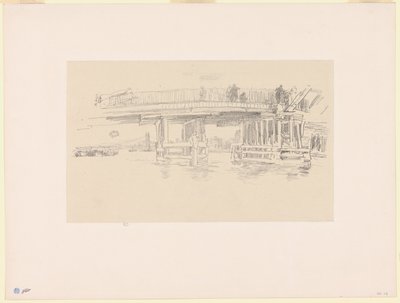 Vanha Battersean silta tekijältä James Abbott McNeill Whistler