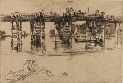 Vanha Putney Bridge tekijältä James Abbott McNeill Whistler