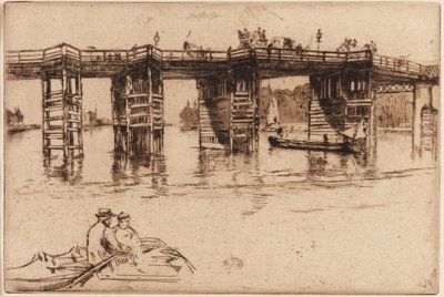 Vanha Putney Bridge tekijältä James Abbott McNeill Whistler