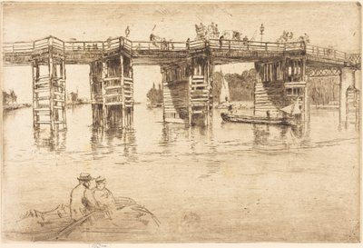 Vanha Putney Bridge tekijältä James McNeill Whistler