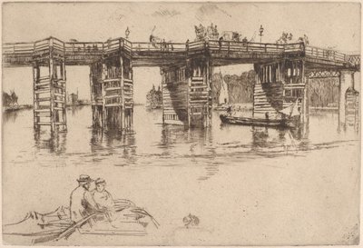 Vanha Putney Bridge tekijältä James McNeill Whistler