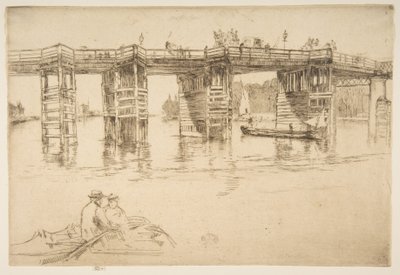 Vanha Putney Bridge tekijältä James McNeill Whistler