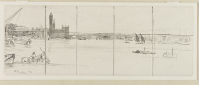 Vanha Westminster Bridge tekijältä James Abbott McNeill Whistler
