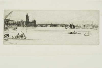 Vanha Westminster Bridge tekijältä James Abbott McNeill Whistler