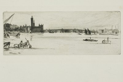 Vanha Westminster Bridge tekijältä James Abbott McNeill Whistler