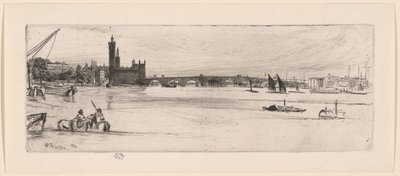 Vanha Westminster Bridge tekijältä James Abbott McNeill Whistler