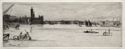 Vanha Westminster Bridge tekijältä James McNeill Whistler