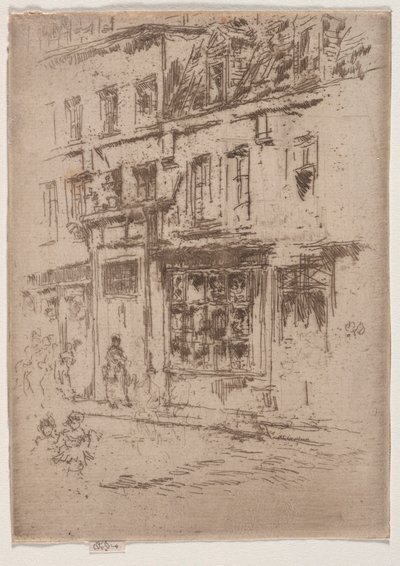 Petite Rue au Beurre, Bryssel tekijältä James McNeill Whistler