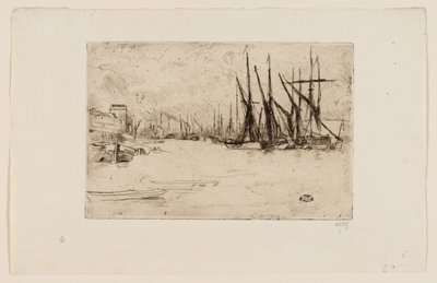 Pickle Herring Wharf tekijältä James Abbott McNeill Whistler