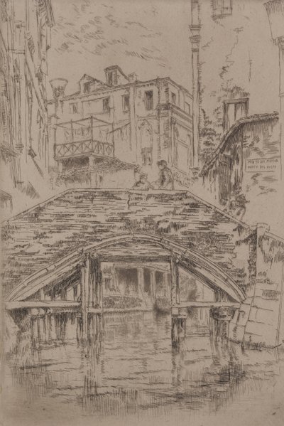 Ponte del Piovan tekijältä James McNeill Whistler