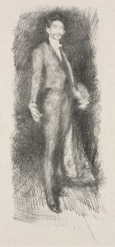 Kreivi Robert de Montesquioun muotokuva tekijältä James McNeill Whistler