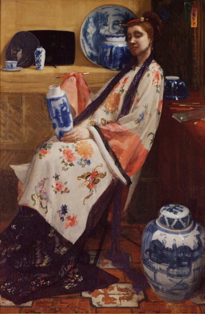 Purppuraa ja ruusunpunaista: kuuden merkin Lange Leizen tekijältä James McNeill Whistler