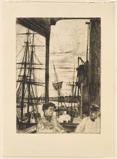 Rotherhithe tekijältä James Abbott McNeill Whistler