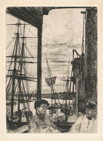 Rotherhithe tekijältä James Abbott McNeill Whistler