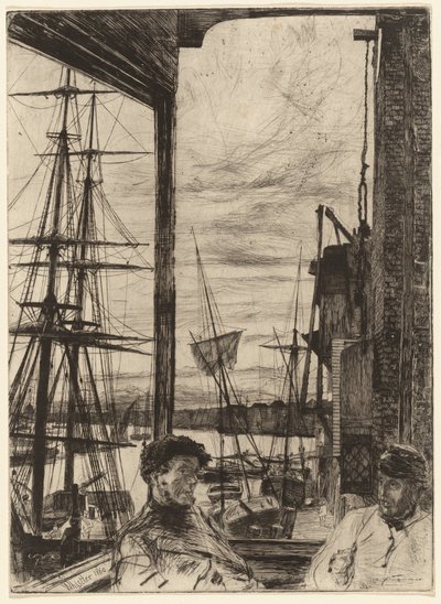 Rotherhithe tekijältä James Abbott McNeill Whistler