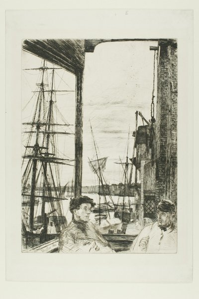 Rotherhithe tekijältä James Abbott McNeill Whistler