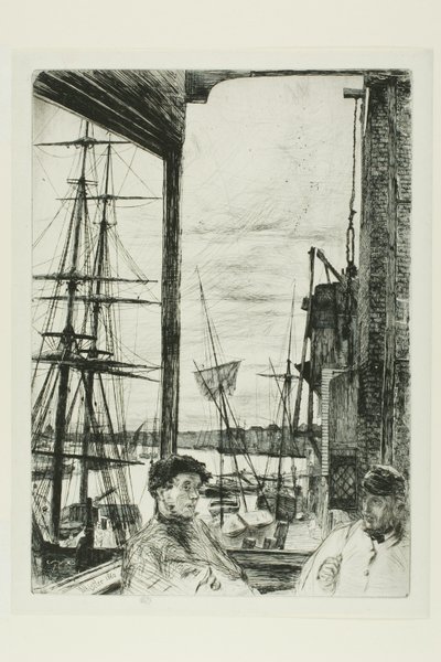 Rotherhithe tekijältä James Abbott McNeill Whistler