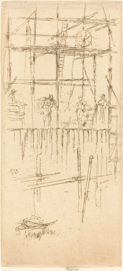 Savoyn rakennustelineet tekijältä James Abbott McNeill Whistler