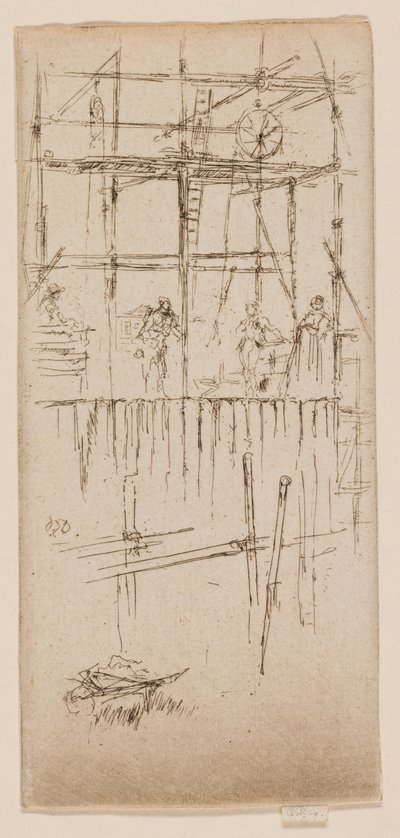 Savoyn rakennustelineet tekijältä James Abbott McNeill Whistler