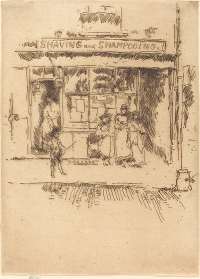 Parranajo ja shampoopesu tekijältä James Abbott McNeill Whistler