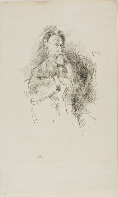 Luonnos William E. Henleystä tekijältä James Abbott McNeill Whistler
