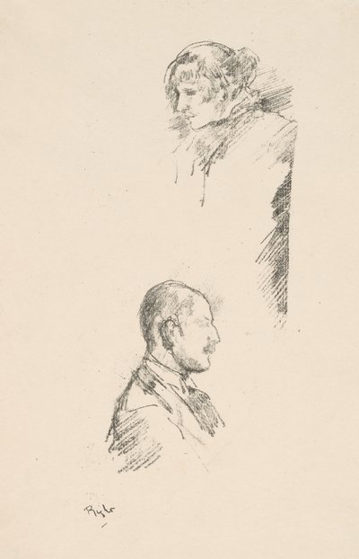 Luonnokset neiti Philipistä ja herra A. Studdista tekijältä James Abbott McNeill Whistler
