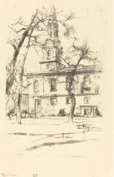 St. Giles-in-the-Fields tekijältä James Abbott McNeill Whistler